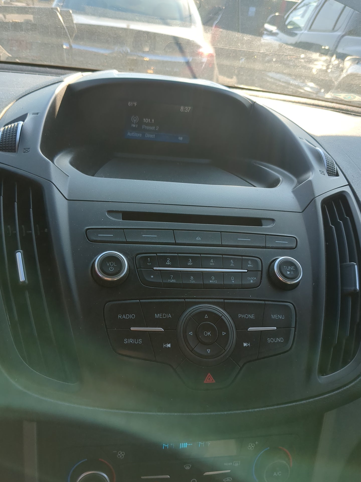 2015-2019 Ford Escape Radio AM FM Cd Player Receiver Replacement Fits Fits 2015 2016 2017 2018 2019 OEM Used Auto Parts - Oe