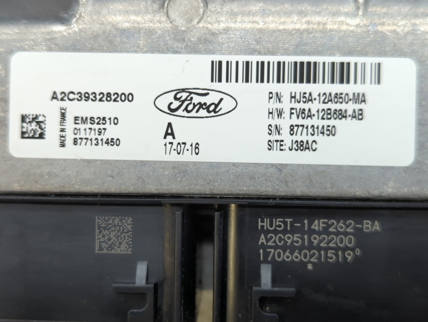 2017-2019 Ford Escape PCM Engine Control Computer ECU ECM PCU OEM P/N:FV6A-12B684-AB HJ5A-12A650-MA Fits Fits 2017 2018 2019