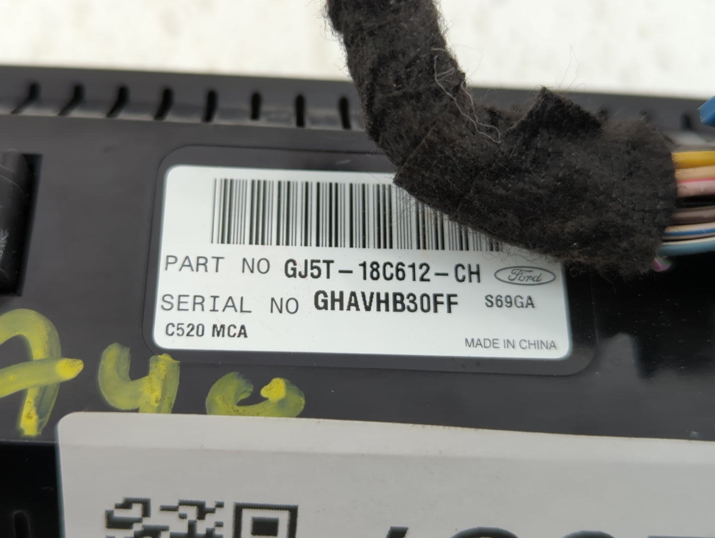 2018-2019 Ford Escape Climate Control Module Temperature AC/Heater Replacement P/N:GJ5T-18C612-CH Fits Fits 2018 2019 OEM Us