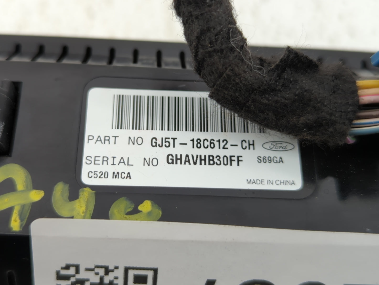 2018-2019 Ford Escape Climate Control Module Temperature AC/Heater Replacement P/N:GJ5T-18C612-CH Fits Fits 2018 2019 OEM Us