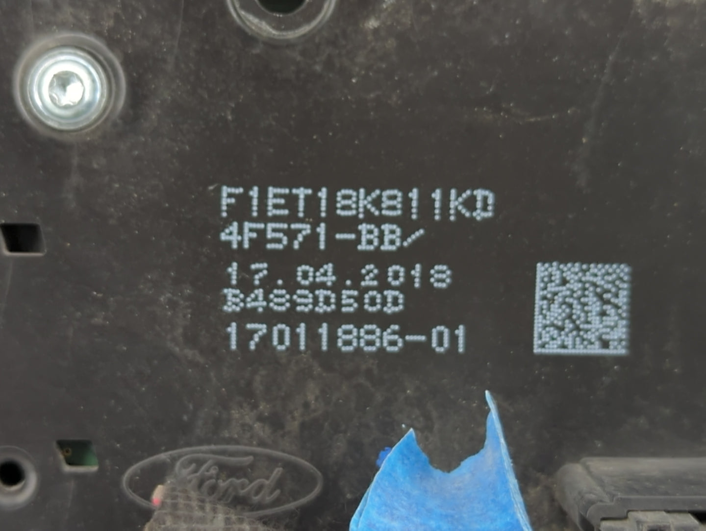 2017-2019 Ford Escape Radio AM FM Cd Player Receiver Replacement P/N:F1ET-18K811-KD Fits Fits 2015 2016 2017 2018 2019 OEM U