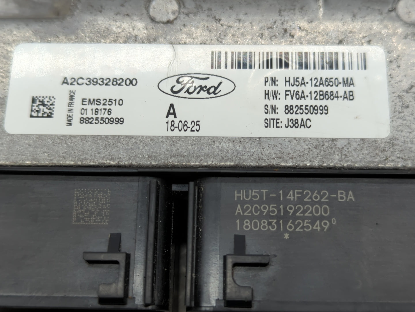 2017-2019 Ford Escape PCM Engine Control Computer ECU ECM PCU OEM P/N:FV6A-12B684-AB HJ5A-12A650-MA Fits Fits 2017 2018 2019