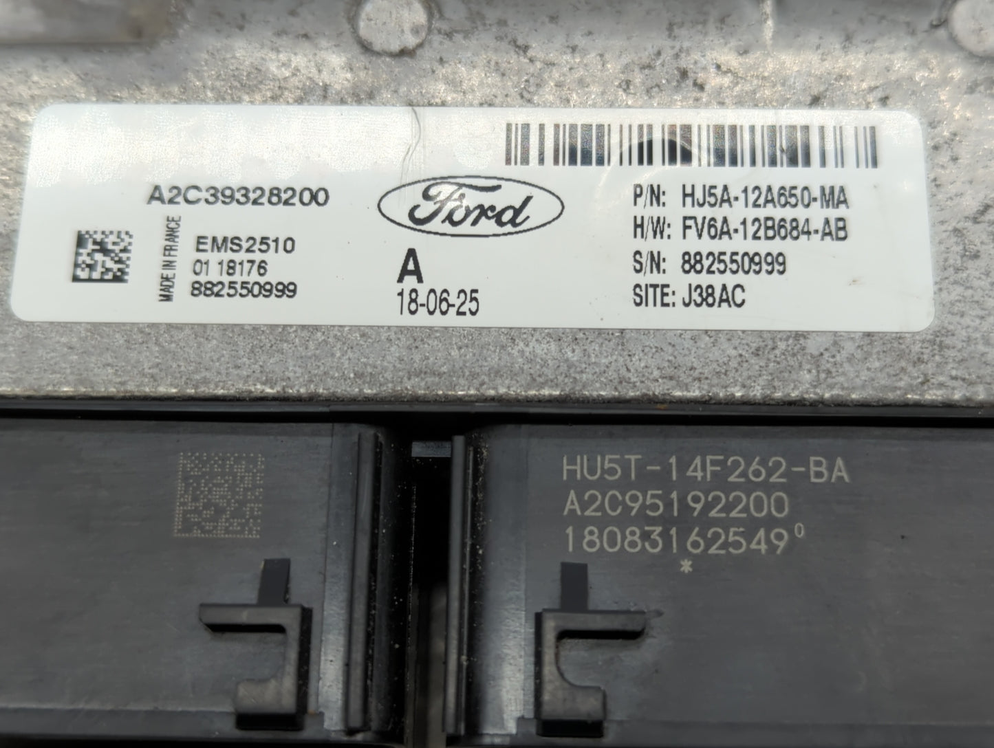 2017-2019 Ford Escape PCM Engine Control Computer ECU ECM PCU OEM P/N:FV6A-12B684-AB HJ5A-12A650-MA Fits Fits 2017 2018 2019
