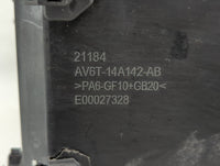 2018 Ford Escape Fusebox Fuse Box Panel Relay Module P/N:AV6T-14A142-AB Fits OEM Used Auto Parts - Oemusedautoparts1.com