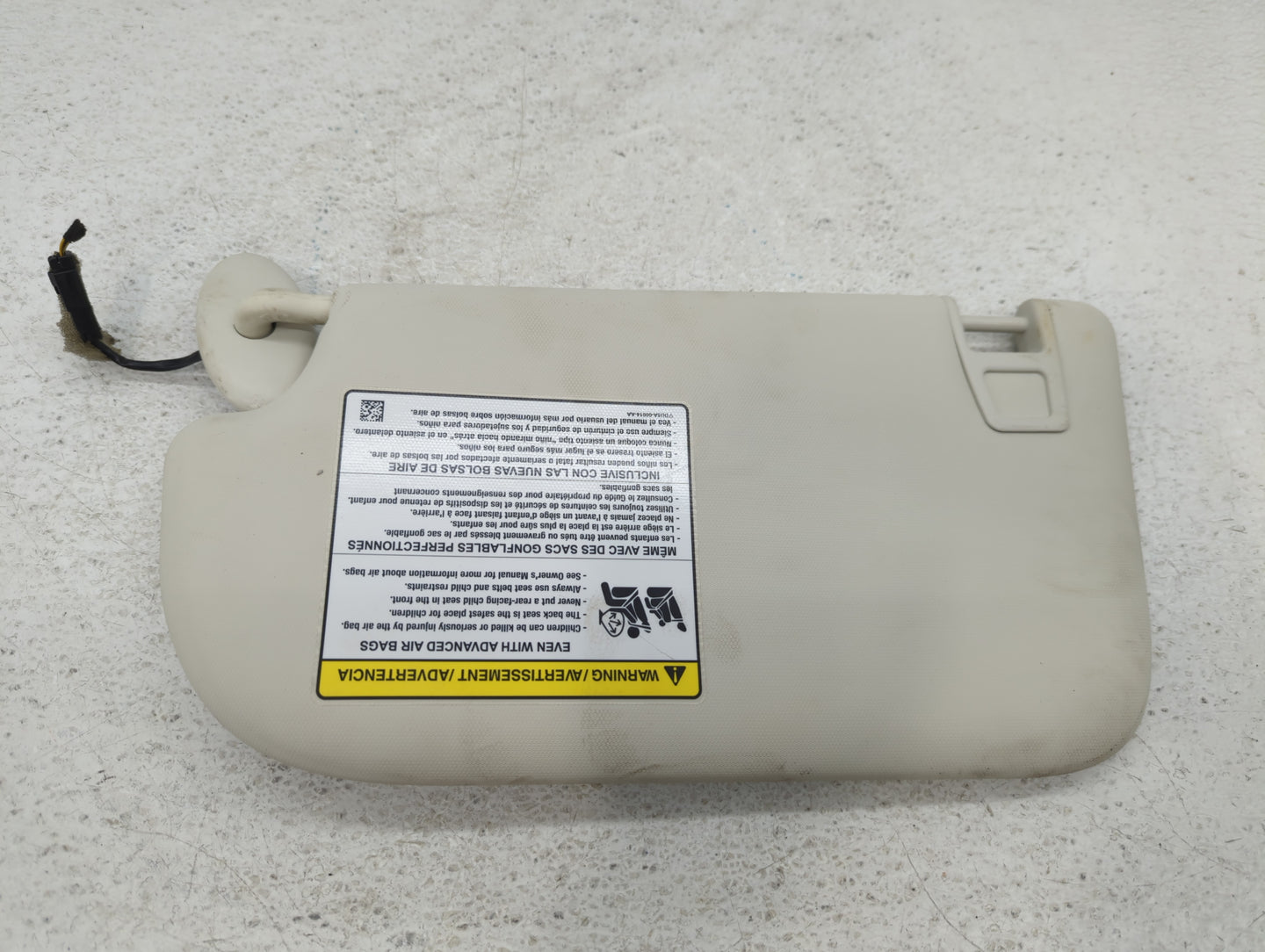 2013-2019 Ford Escape Sun Visor Shade Replacement Passenger Right Mirror Fits Fits 2013 2014 2015 2016 2017 2018 2019 OEM Us