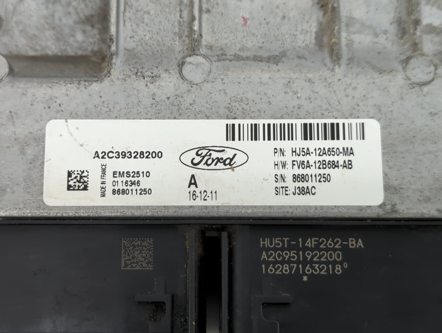 2017-2018 Ford Escape PCM Engine Control Computer ECU ECM PCU OEM P/N:HJ5A-12A650-MA Fits Fits 2017 2018 OEM Used Auto Parts