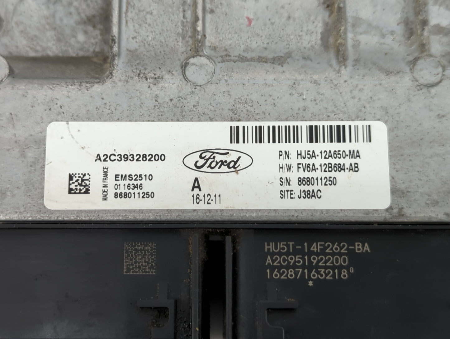 2017-2018 Ford Escape PCM Engine Control Computer ECU ECM PCU OEM P/N:HJ5A-12A650-MA Fits Fits 2017 2018 OEM Used Auto Parts