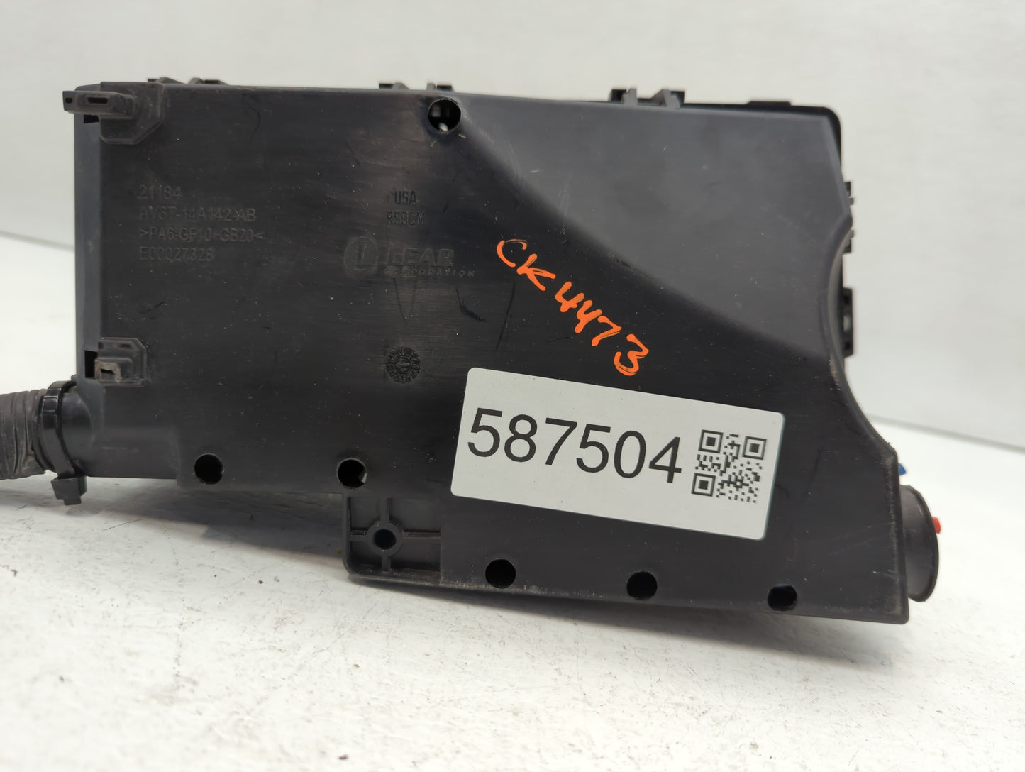 2018 Ford Escape Fusebox Fuse Box Panel Relay Module P/N:AV6T-14A067-AD Fits OEM Used Auto Parts - Oemusedautoparts1.com