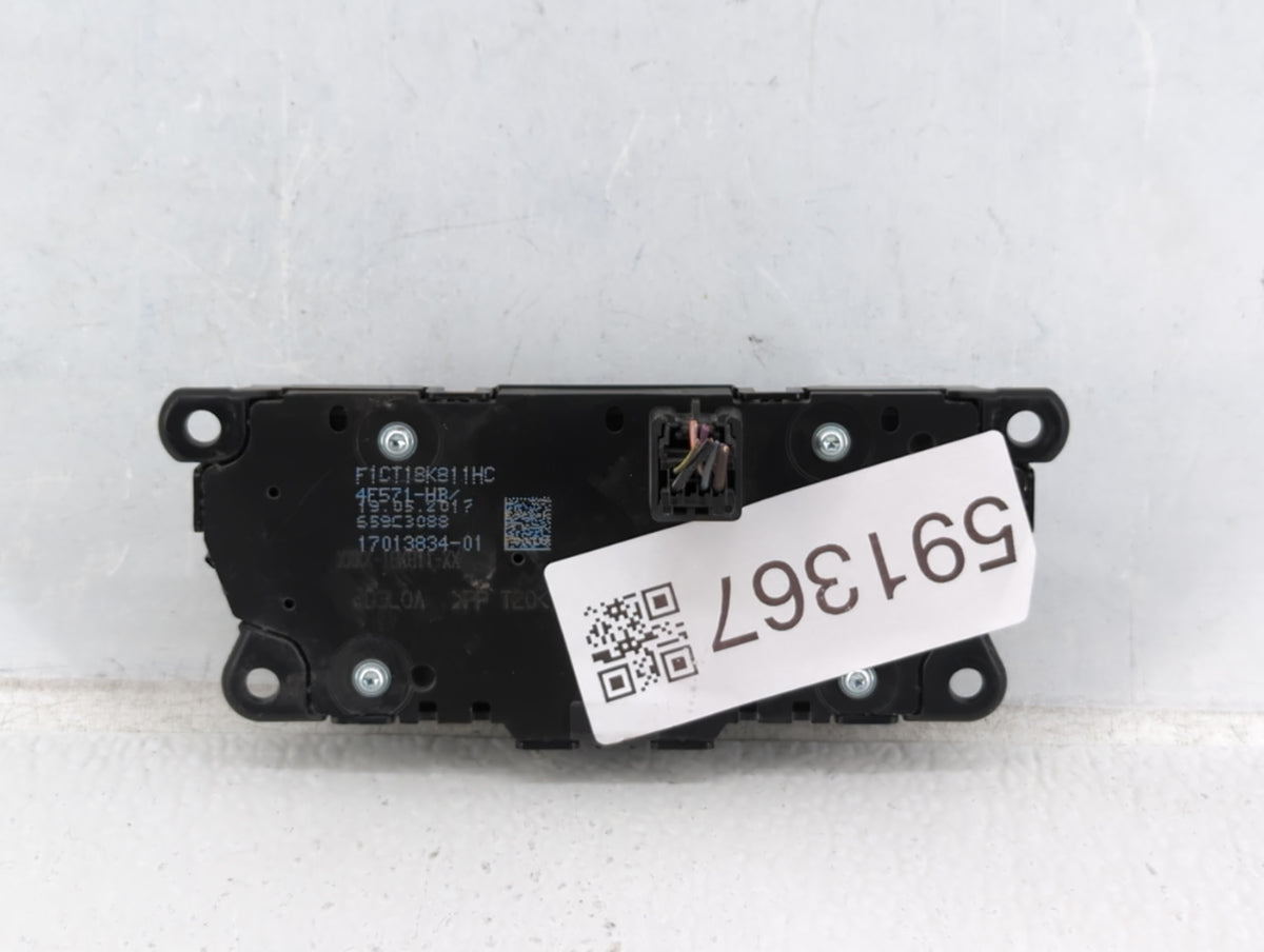 2017-2019 Ford Escape Am Fm Cd Player Radio Receiver 591367 - Oemusedautoparts1.com