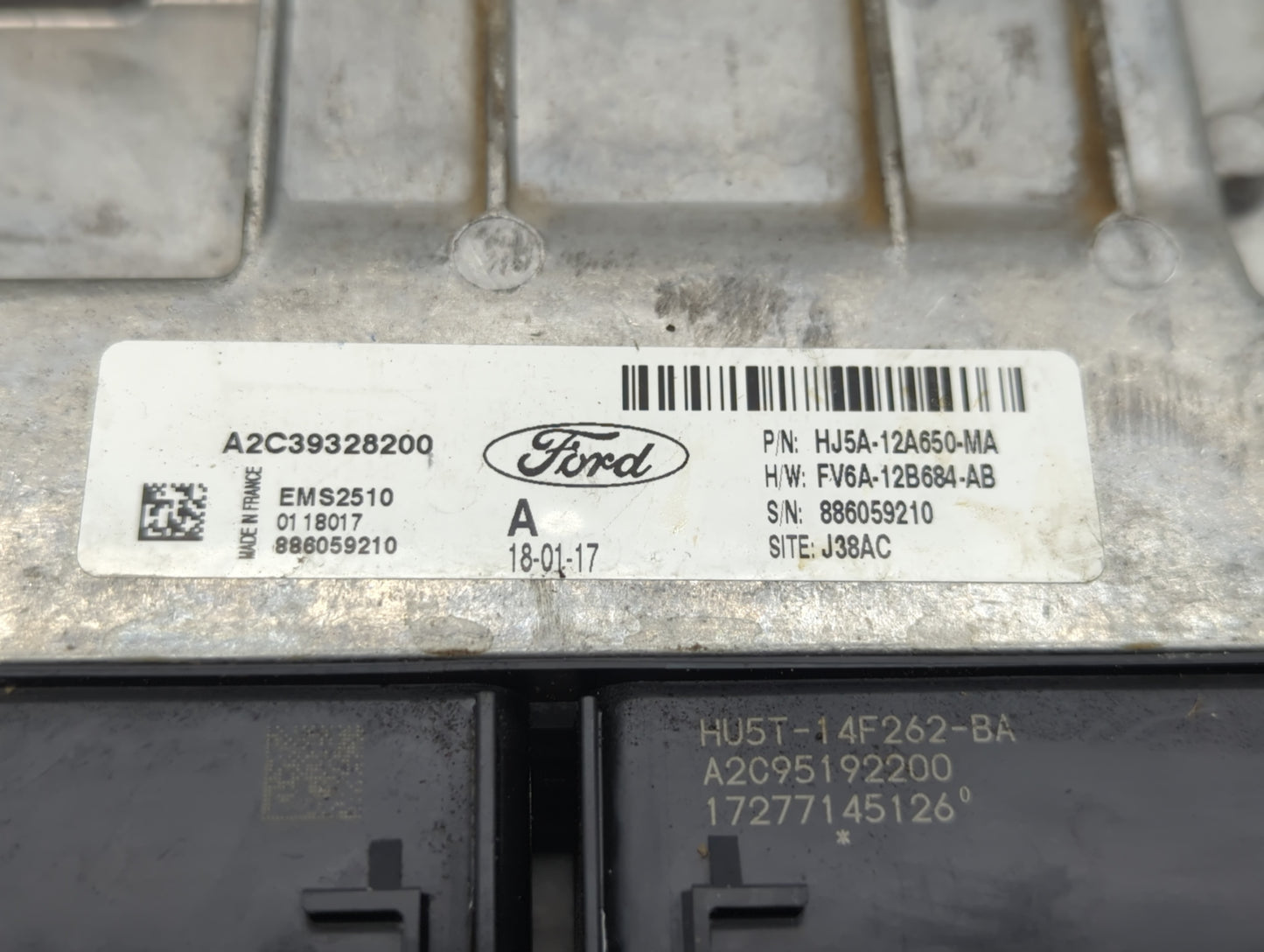 2017-2019 Ford Escape PCM Engine Control Computer ECU ECM PCU OEM P/N:HJ5A-12A650-MA Fits Fits 2017 2018 2019 OEM Used Auto 
