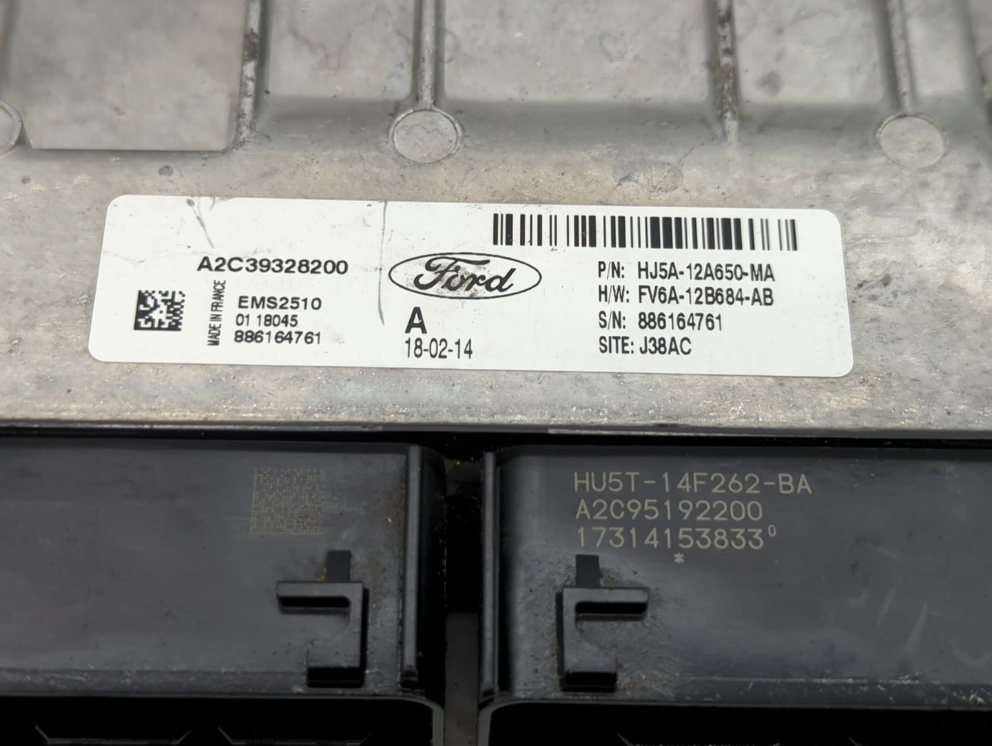 2017-2019 Ford Escape PCM Engine Control Computer ECU ECM PCU OEM P/N:HJ5A-12A650-MA Fits Fits 2017 2018 2019 OEM Used Auto 