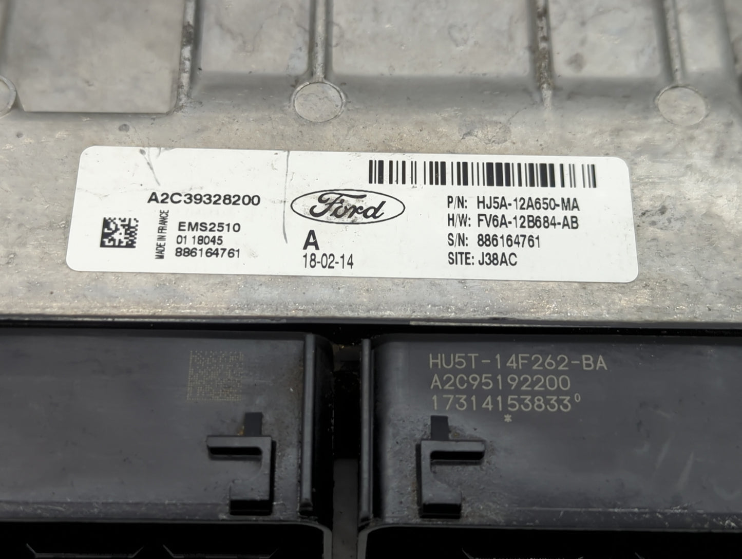 2017-2019 Ford Escape PCM Engine Control Computer ECU ECM PCU OEM P/N:HJ5A-12A650-MA Fits Fits 2017 2018 2019 OEM Used Auto 