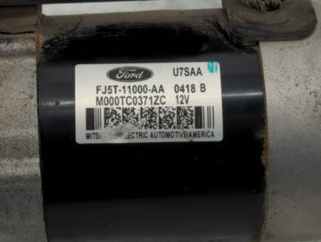 2018-2019 Ford Escape Car Starter Motor Solenoid OEM P/N:M000TC0371ZC FJ5T-11000-AA Fits Fits 2018 2019 OEM Used Auto Parts