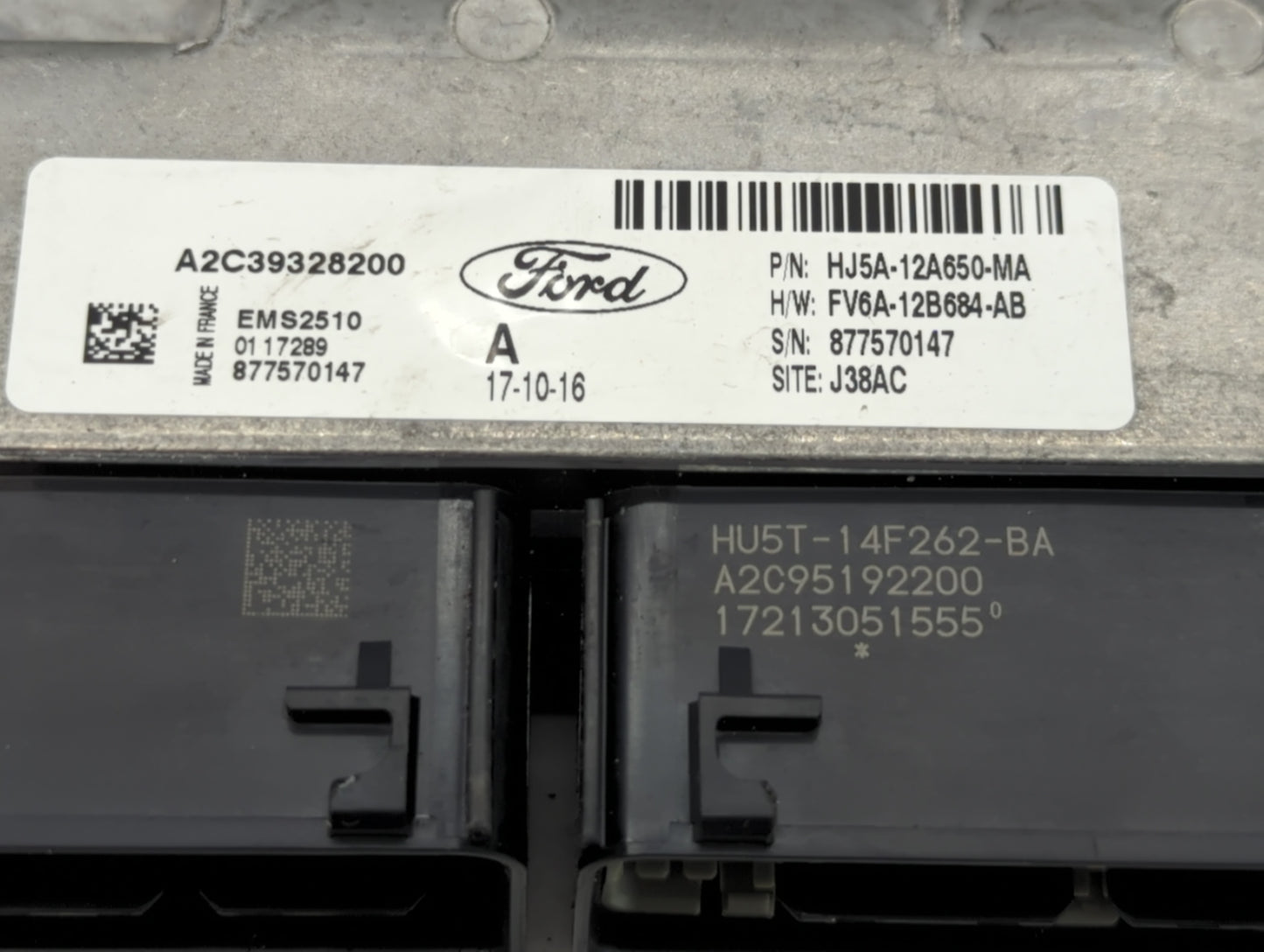 2017-2019 Ford Escape PCM Engine Control Computer ECU ECM PCU OEM P/N:HJ5A-12A650-MA Fits Fits 2017 2018 2019 OEM Used Auto 