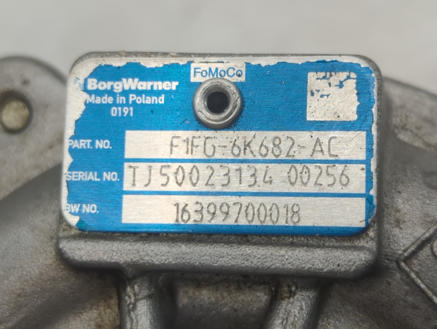 2017 Ford Escape Turbocharger Turbo Charger Super Charger Supercharger - Oemusedautoparts1.com