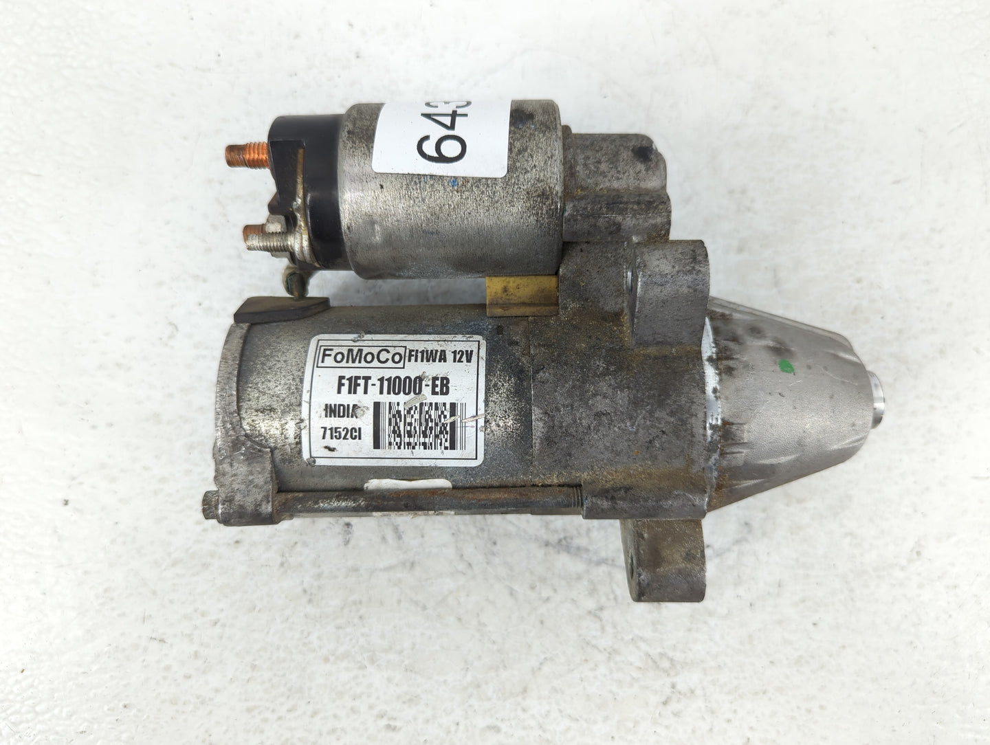 2017-2019 Ford Escape Car Starter Motor Solenoid OEM P/N:F1FT-11000-EB Fits Fits 2017 2018 2019 OEM Used Auto Parts - Oemuse