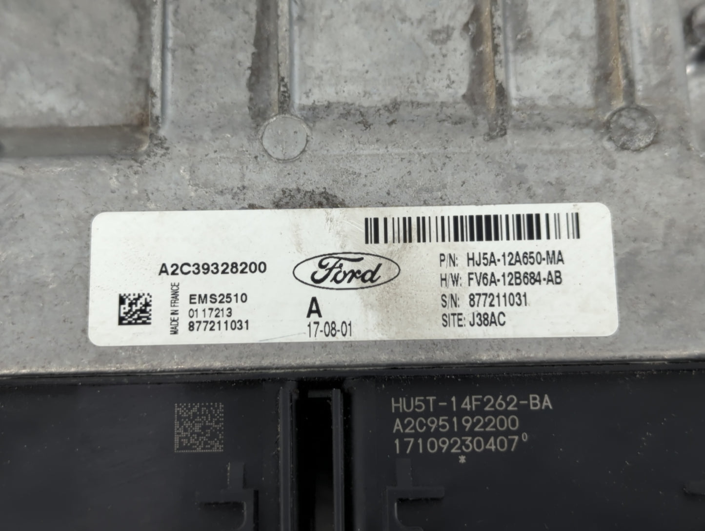2017-2019 Ford Escape PCM Engine Control Computer ECU ECM PCU OEM P/N:FV6A-12B684-AB HJ5A-12A650-MA Fits Fits 2017 2018 2019