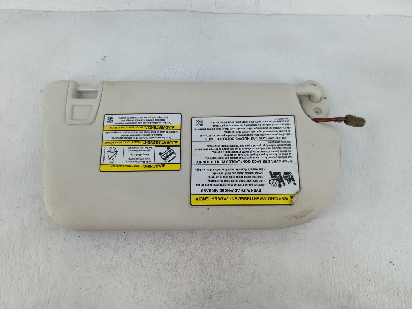2013-2019 Ford Escape Sun Visor Shade Replacement Driver Left Mirror Fits Fits 2013 2014 2015 2016 2017 2018 2019 OEM Used A