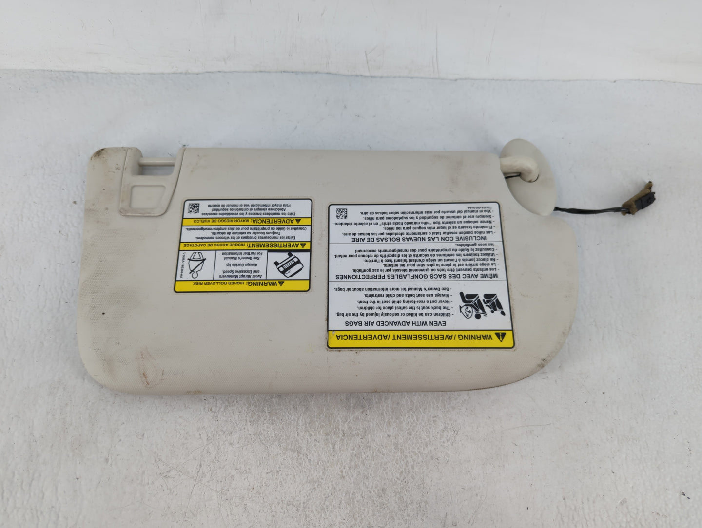 2013-2019 Ford Escape Sun Visor Shade Replacement Driver Left Mirror Fits Fits 2013 2014 2015 2016 2017 2018 2019 OEM Used A