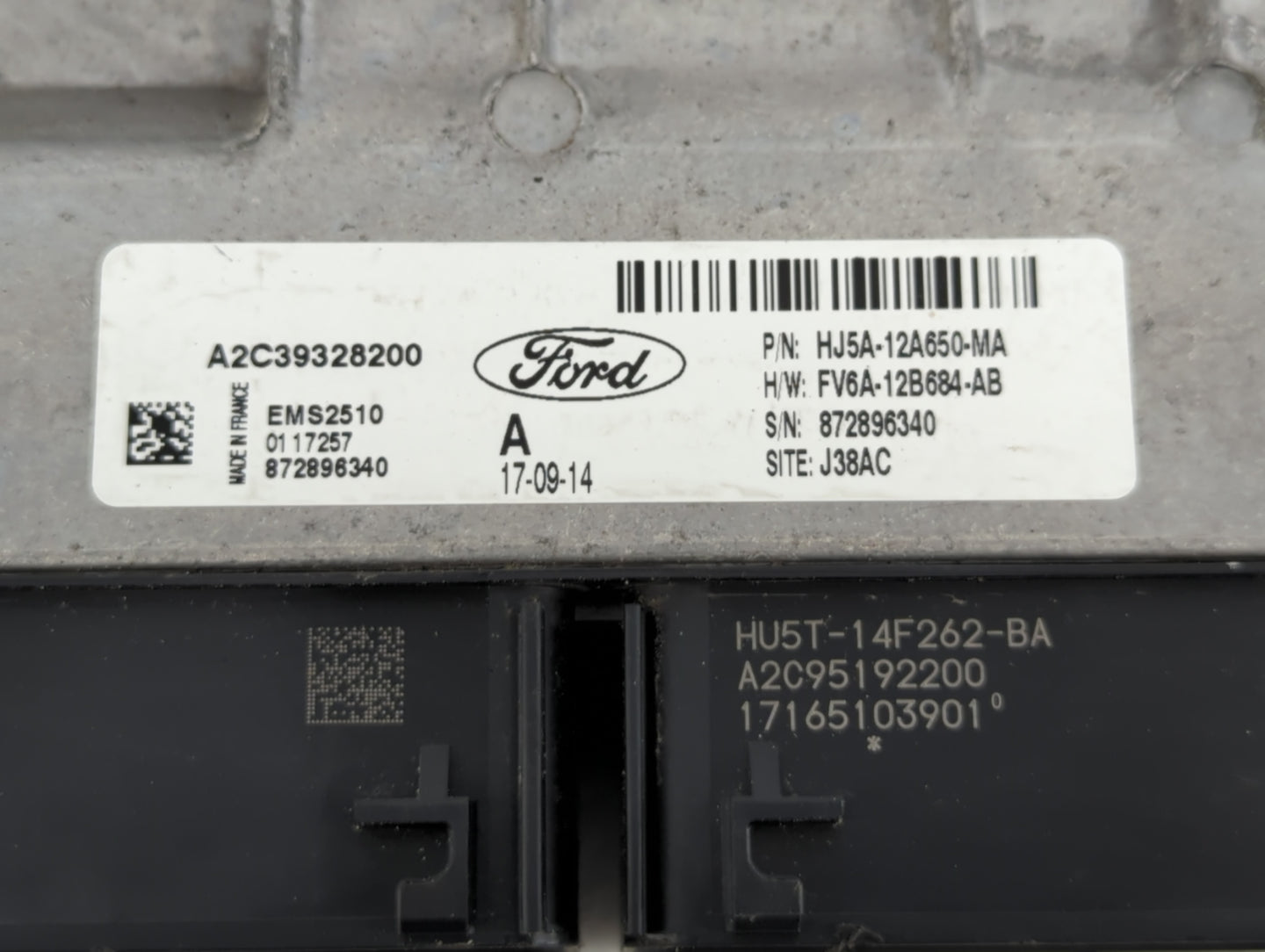 2017-2019 Ford Escape PCM Engine Control Computer ECU ECM PCU OEM P/N:HJ5A-12A650-MA 866481609 Fits Fits 2017 2018 2019 OEM 