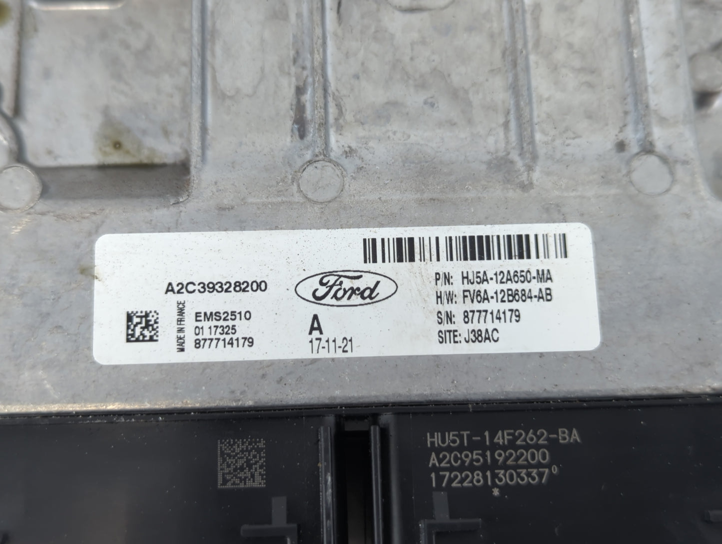 2017-2019 Ford Escape PCM Engine Control Computer ECU ECM PCU OEM P/N:FV6A-12B584-AB HJ5A-12A650-MA Fits Fits 2017 2018 2019