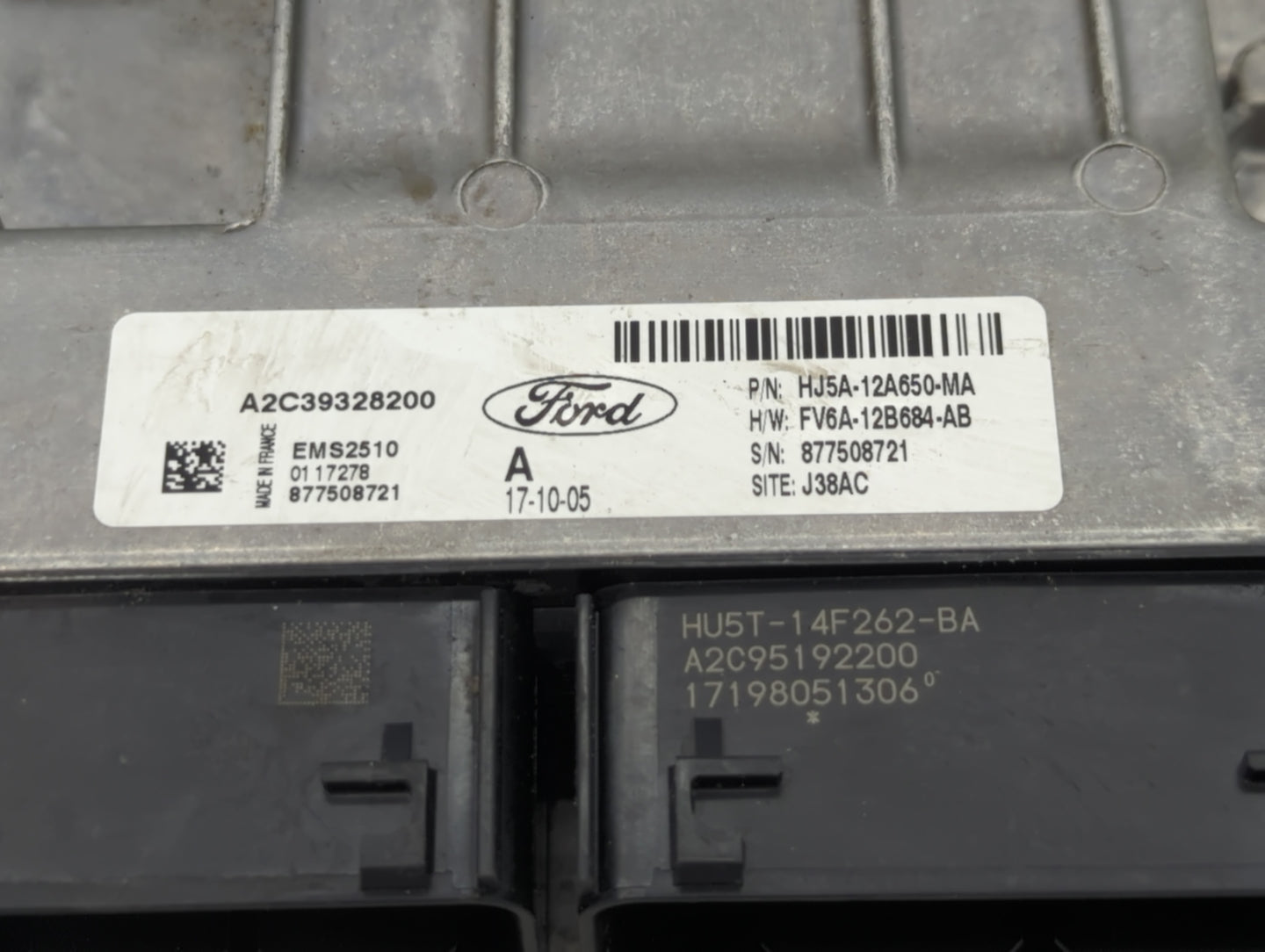 2017-2019 Ford Escape PCM Engine Control Computer ECU ECM PCU OEM P/N:FV6A-12B684-AB HJ5A-12A650-MA Fits Fits 2017 2018 2019