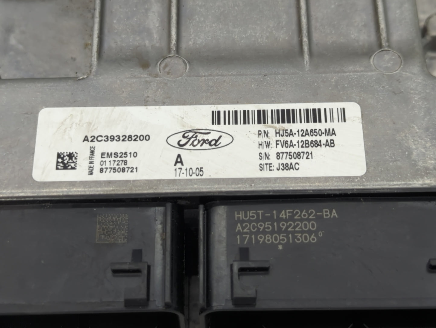 2017-2019 Ford Escape PCM Engine Control Computer ECU ECM PCU OEM P/N:FV6A-12B684-AB HJ5A-12A650-MA Fits Fits 2017 2018 2019