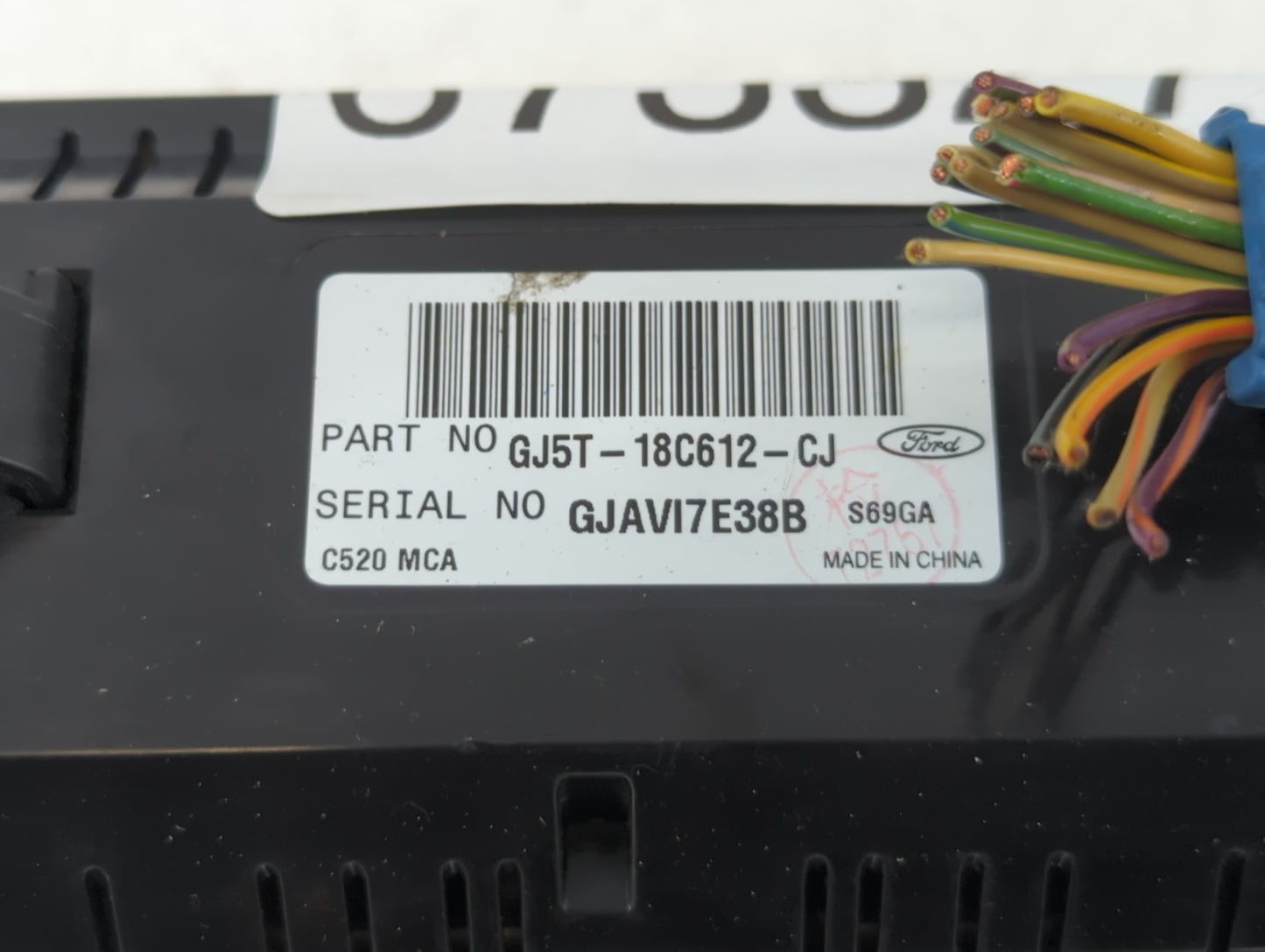 2018-2019 Ford Escape Climate Control Module Temperature AC/Heater Replacement P/N:GJ5T-18C612-CJ Fits Fits 2018 2019 OEM Us