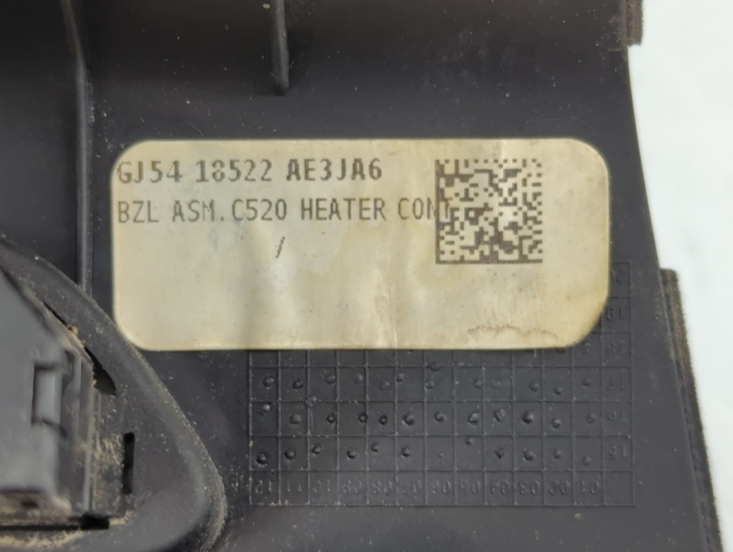 2018-2019 Ford Escape Climate Control Module Temperature AC/Heater Replacement P/N:GJ54 18522 AE3JA6 Fits Fits 2018 2019 OEM
