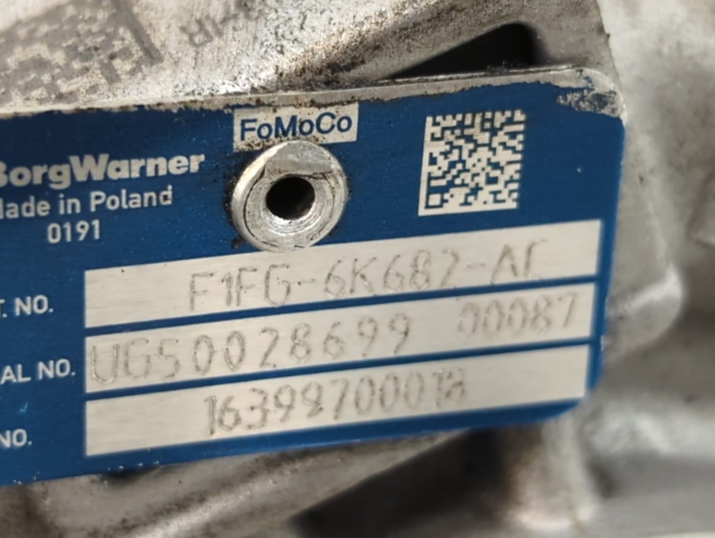 2017 Ford Escape Turbocharger Turbo Charger Super Charger Supercharger - Oemusedautoparts1.com