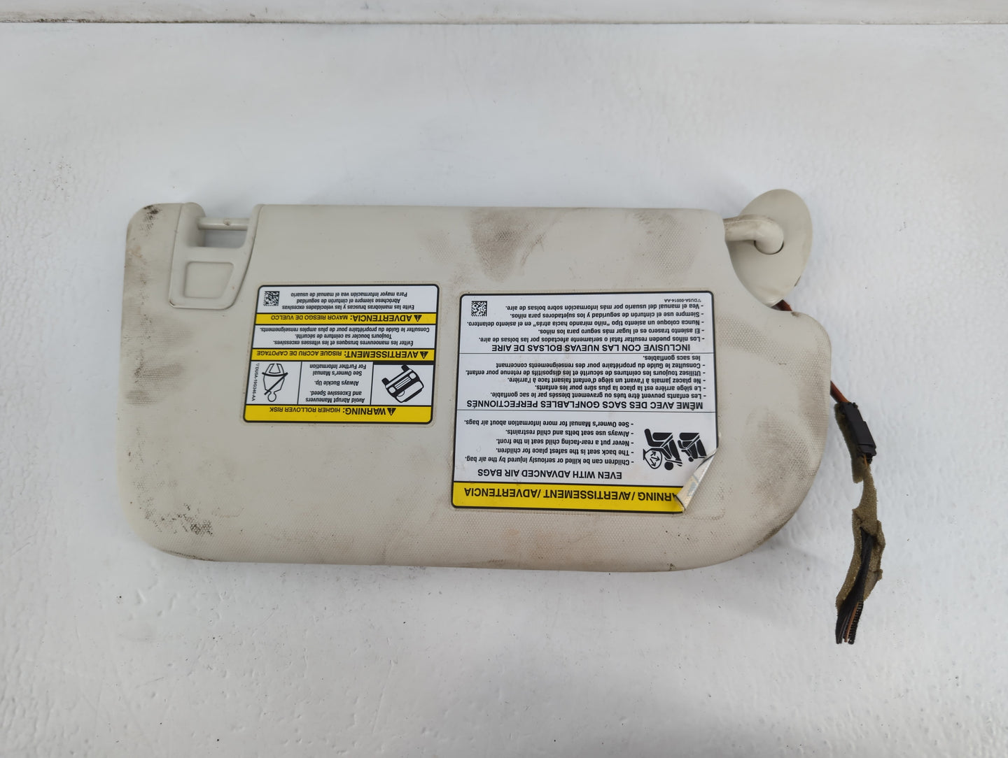 2013-2019 Ford Escape Sun Visor Shade Replacement Driver Left Mirror Fits Fits 2013 2014 2015 2016 2017 2018 2019 OEM Used A