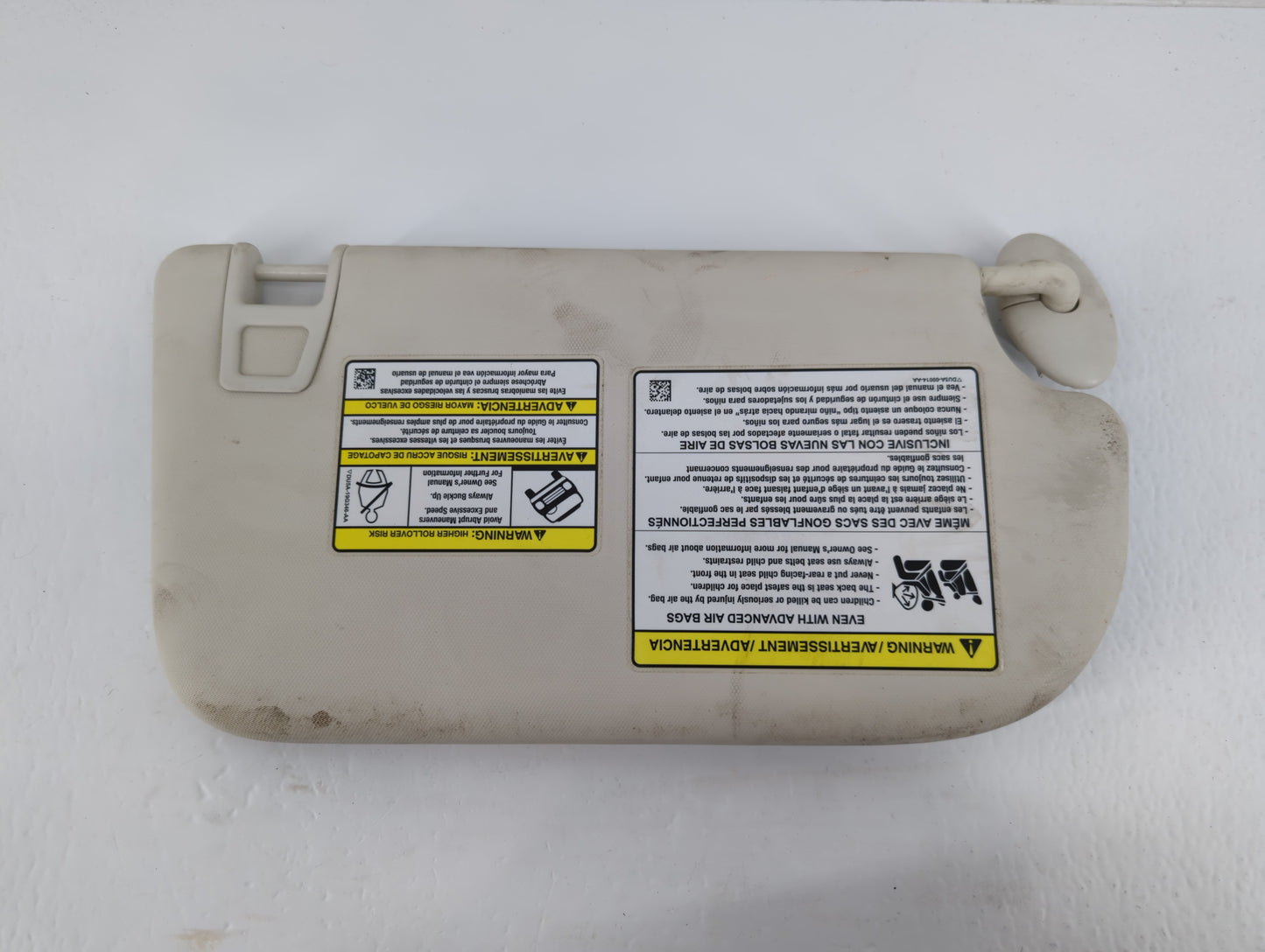 2013-2019 Ford Escape Sun Visor Shade Replacement Driver Left Mirror Fits Fits 2013 2014 2015 2016 2017 2018 2019 OEM Used A