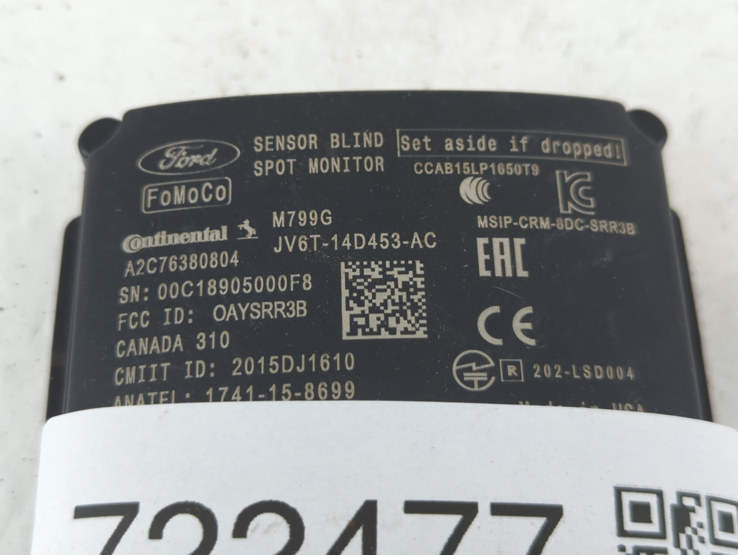 2018-2019 Ford Escape Back Up Sensor Backup Camera - Oemusedautoparts1.com