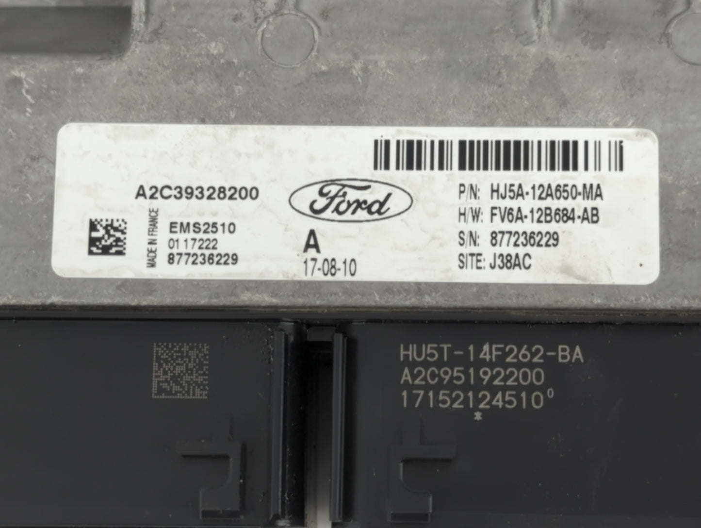 2017-2019 Ford Escape PCM Engine Control Computer ECU ECM PCU OEM P/N:FV6A-12B684-AB HJ5A-12A650-MA Fits Fits 2017 2018 2019