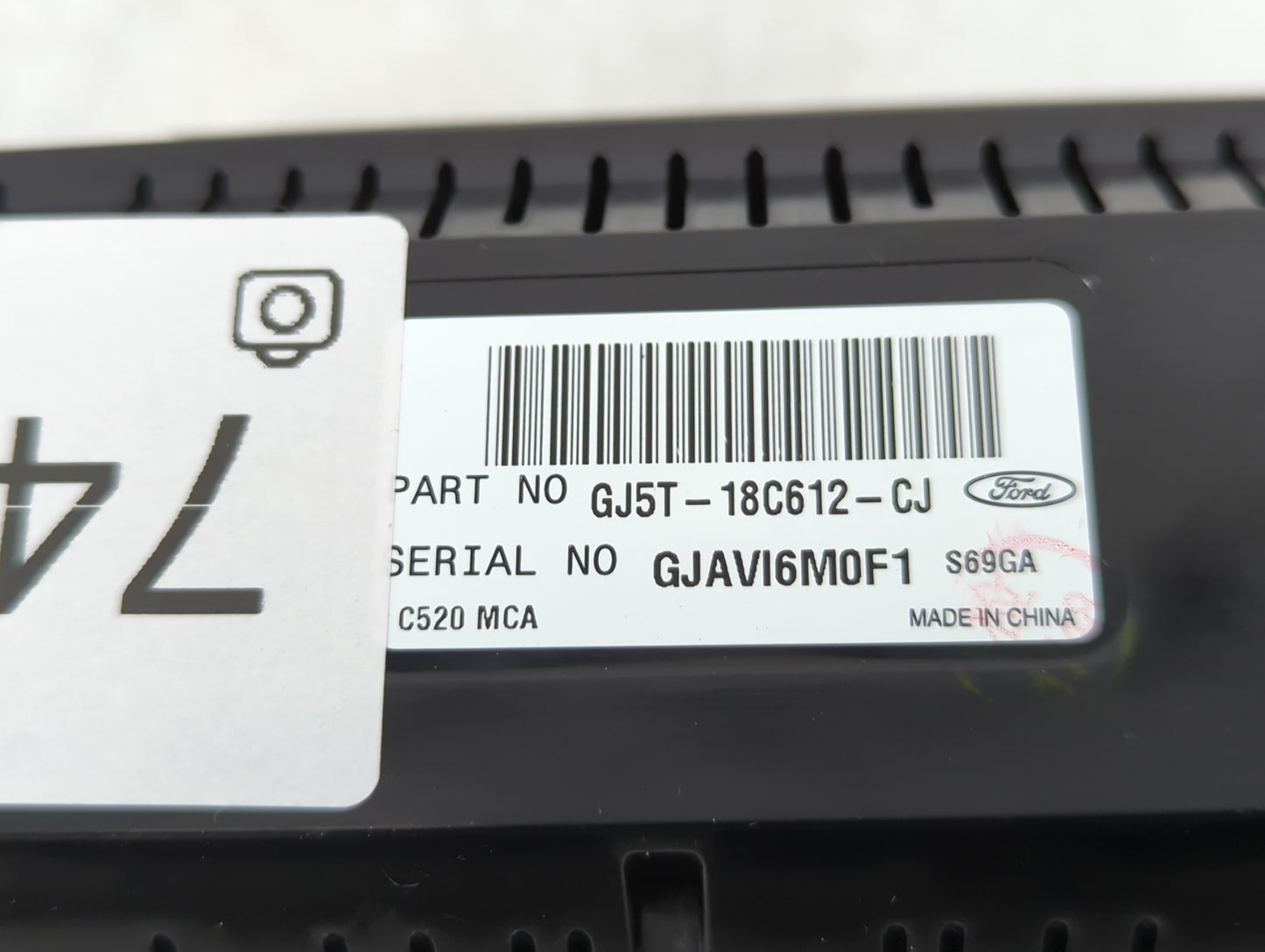 2018-2019 Ford Escape Climate Control Module Temperature AC/Heater Replacement P/N:GJ5T-18C612-CJ Fits Fits 2018 2019 OEM Us