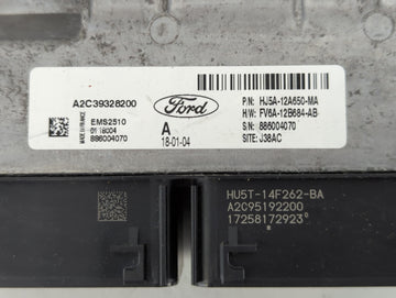 2017-2019 Ford Escape PCM Engine Control Computer ECU ECM PCU OEM P/N:FV6A-12B684-AB HJ5A-12A650-MA Fits Fits 2017 2018 2019 OEM Used Auto Parts