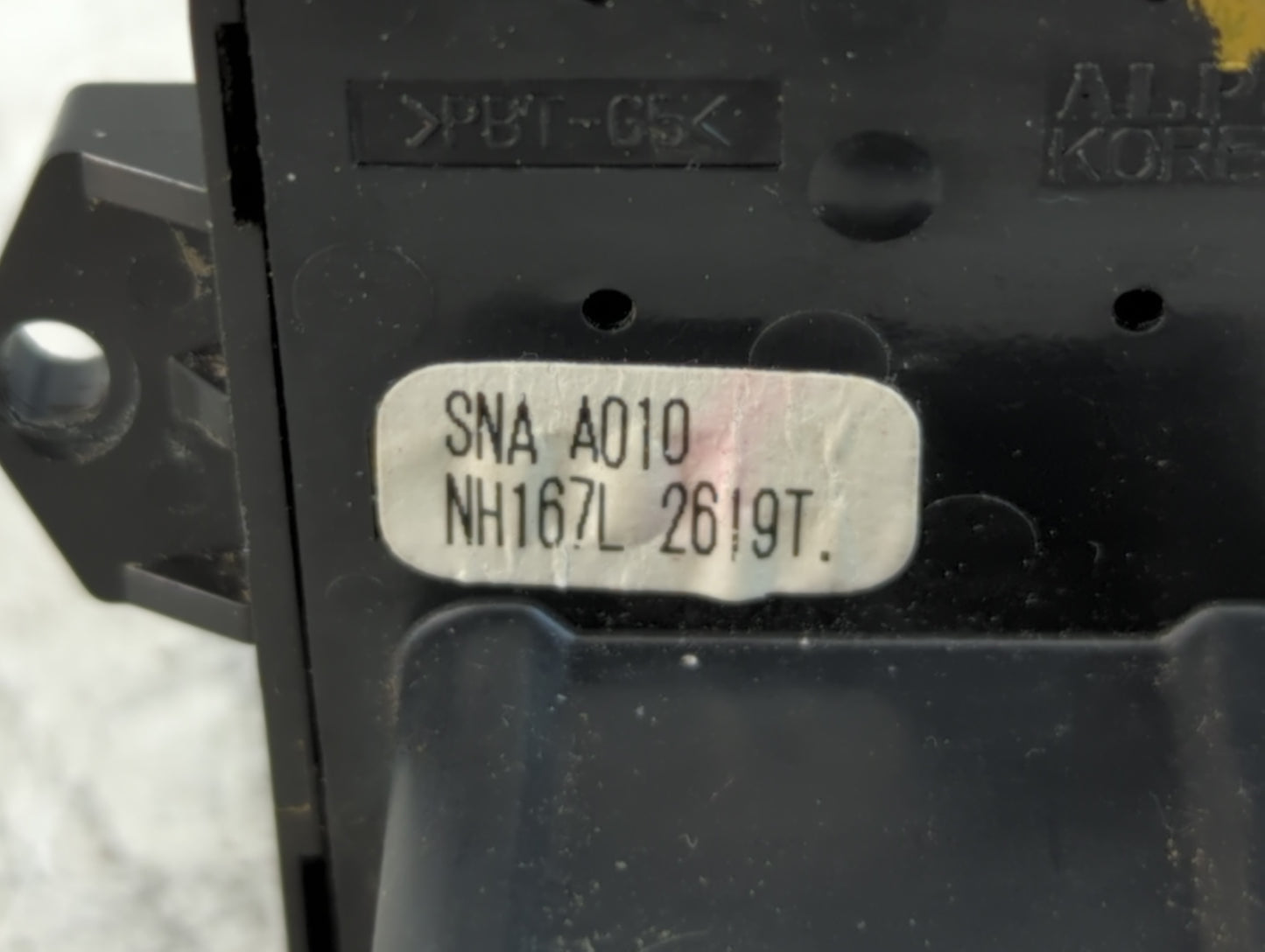 2017-2019 Ford Escape Master Power Window Switch Replacement Driver Side Left P/N:NH167L 2619T SNA A010 Fits OEM Used Auto P