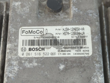 2017-2018 Ford Escape PCM Engine Control Computer ECU ECM PCU OEM P/N:HS7A-12B684-JA HJ5A-12A650-HA Fits Fits 2017 2018 OEM Used Auto Parts