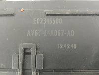 2018 Ford Escape Fusebox Fuse Box Panel Relay Module P/N:AV6T-14A067-AD Fits OEM Used Auto Parts - Oemusedautoparts1.com
