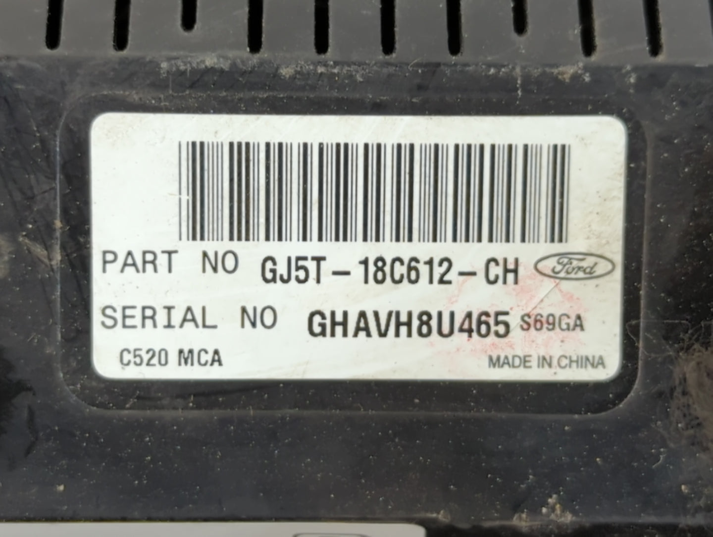2018-2019 Ford Escape Climate Control Module Temperature AC/Heater Replacement P/N:GJ5T-18C612-CH Fits Fits 2018 2019 OEM Us