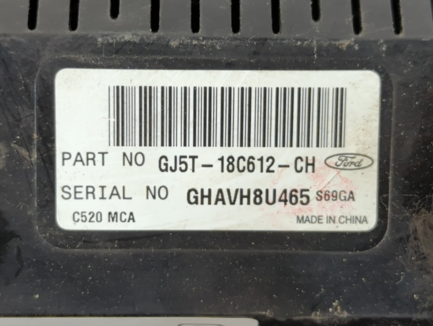 2018-2019 Ford Escape Climate Control Module Temperature AC/Heater Replacement P/N:GJ5T-18C612-CH Fits Fits 2018 2019 OEM Us