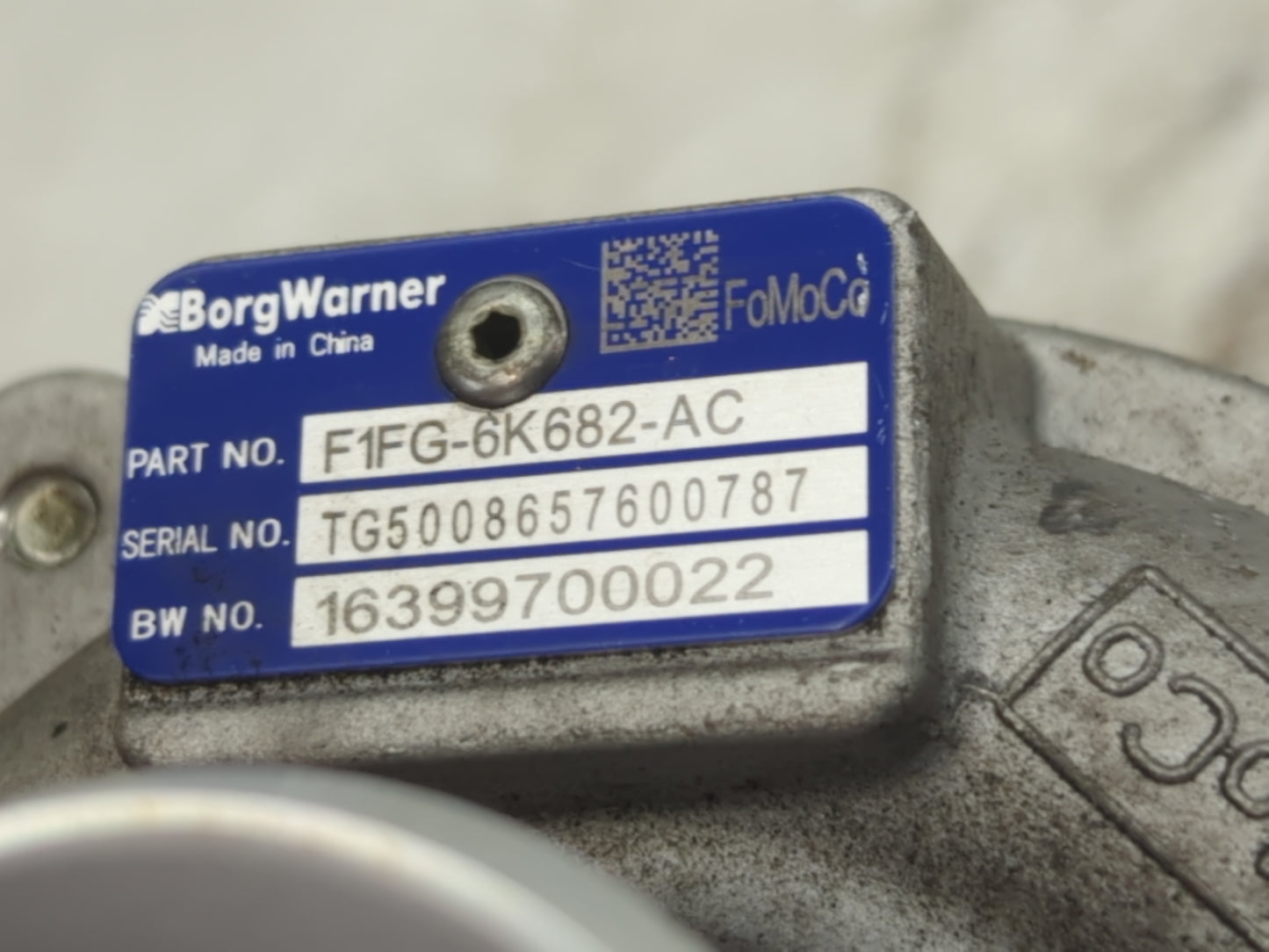 2017 Ford Escape Turbocharger Turbo Charger Super Charger Supercharger - Oemusedautoparts1.com