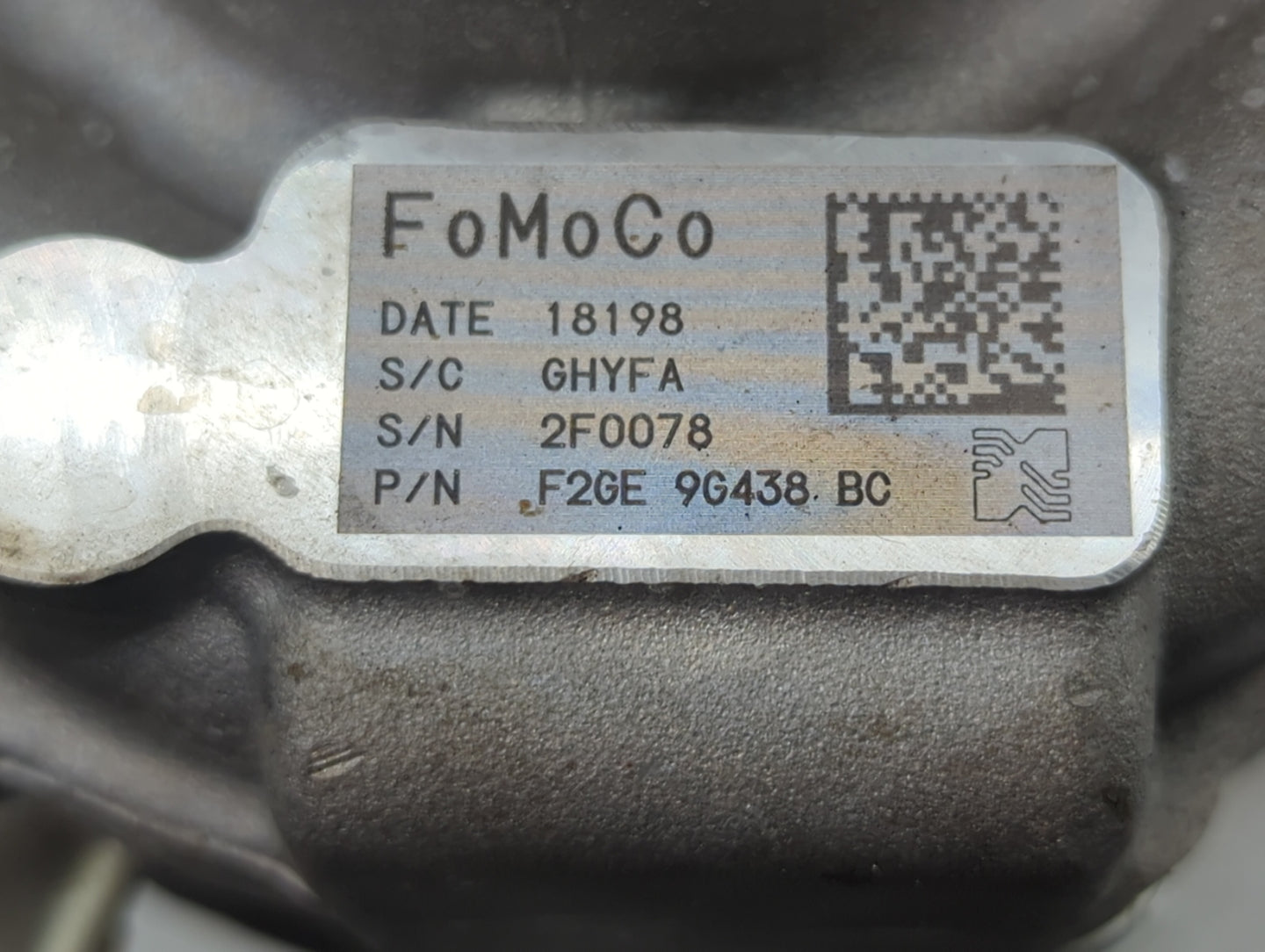 2017 Ford Escape Turbocharger Turbo Charger Super Charger Supercharger - Oemusedautoparts1.com