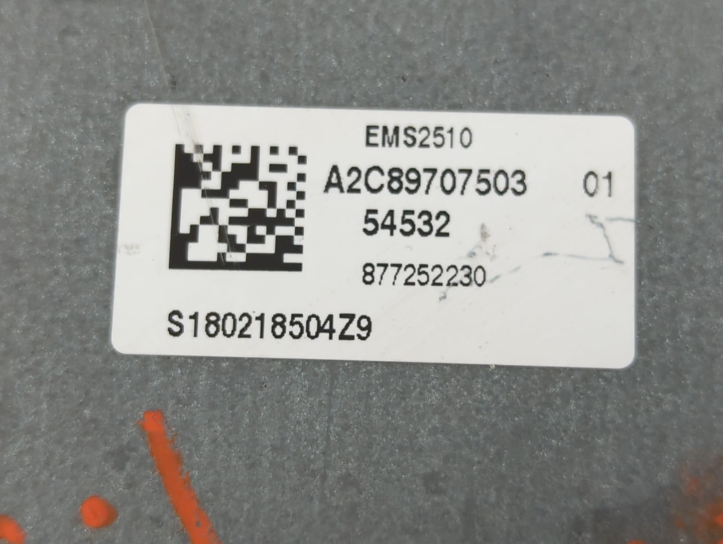 2017-2019 Ford Escape PCM Engine Control Computer ECU ECM PCU OEM P/N:A2C89707503 EMS2510 Fits Fits 2017 2018 2019 OEM Used 
