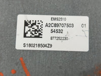 2017-2019 Ford Escape PCM Engine Control Computer ECU ECM PCU OEM P/N:A2C89707503 EMS2510 Fits Fits 2017 2018 2019 OEM Used 