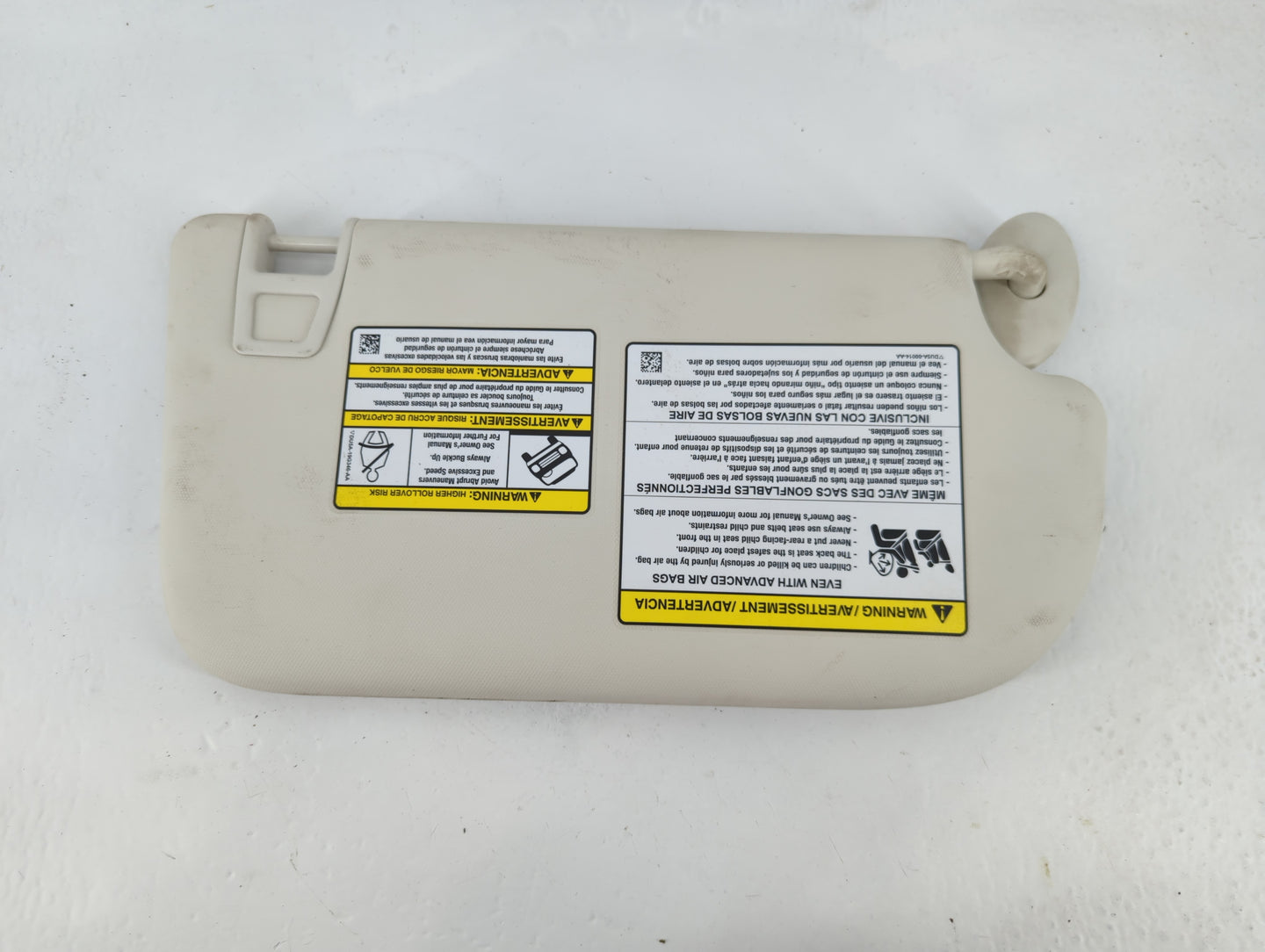 2013-2019 Ford Escape Sun Visor Shade Replacement Driver Left Mirror Fits Fits 2013 2014 2015 2016 2017 2018 2019 OEM Used A