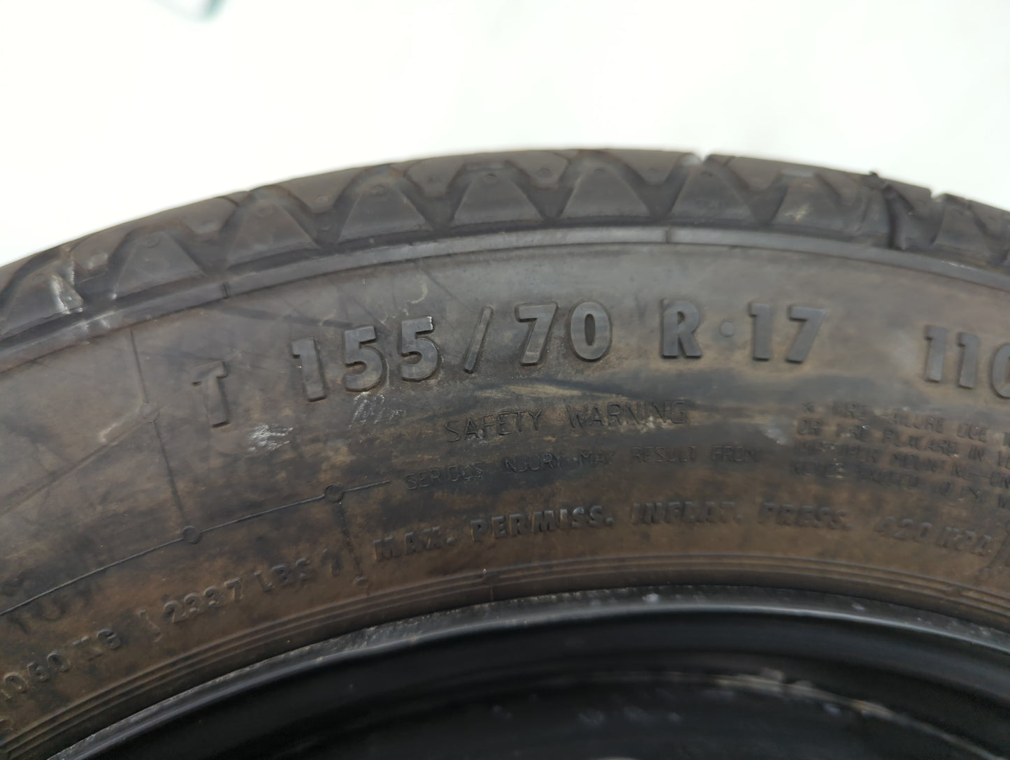 2013-2019 Ford Escape Spare Donut Tire Wheel Rim Oem - Oemusedautoparts1.com