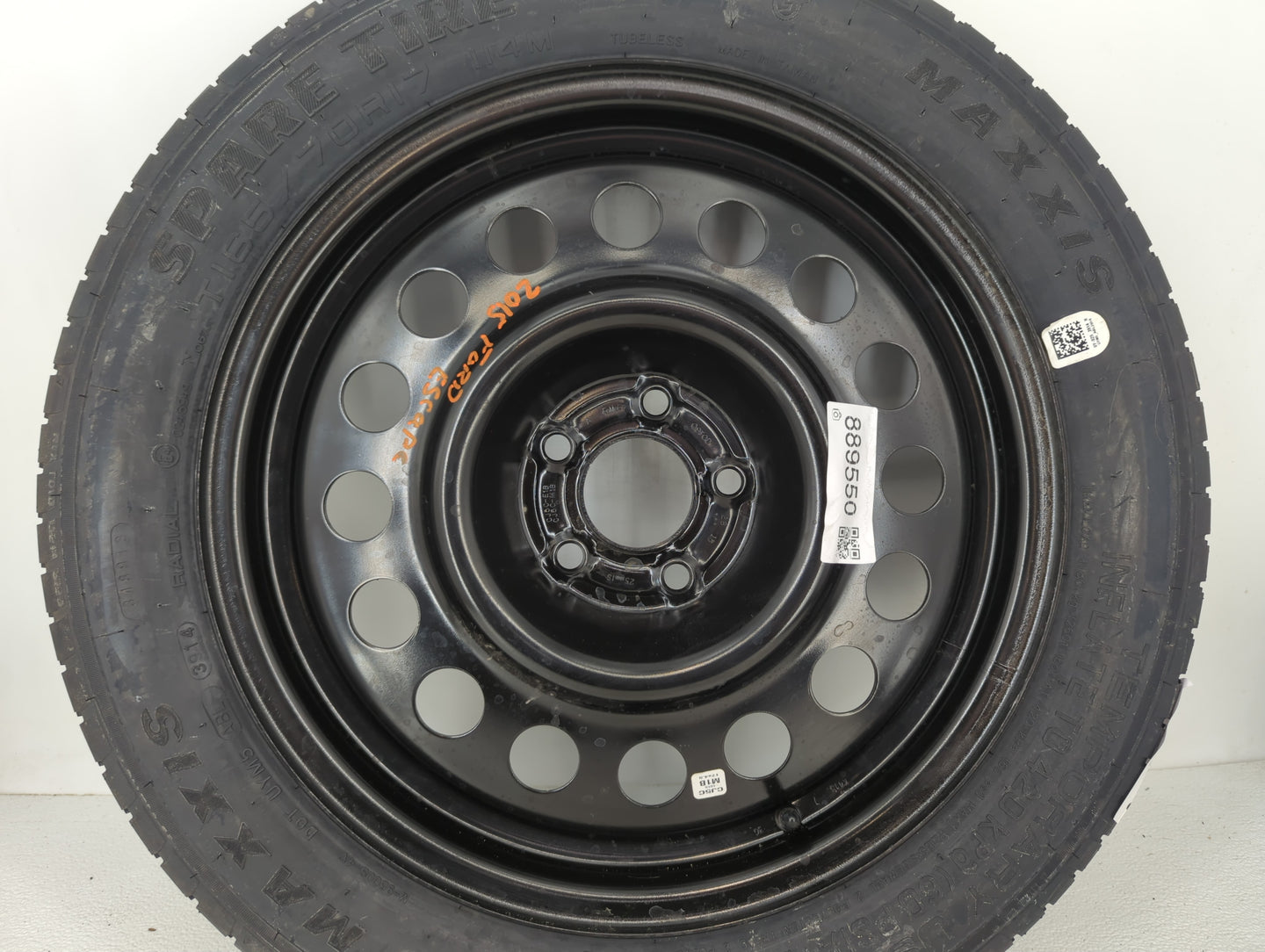 2013-2019 Ford Escape Spare Donut Tire Wheel Rim Oem - Oemusedautoparts1.com