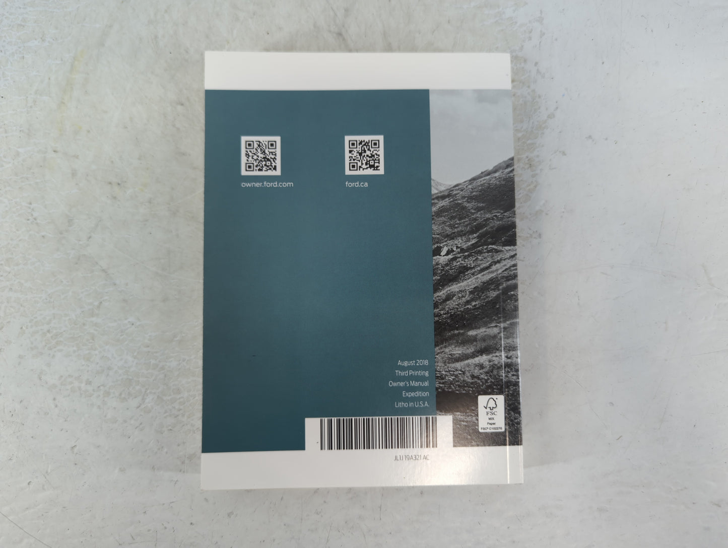 2018 Ford Expedition Owners Manual Book Guide P/N:JL1J 19A321 AC OEM Used Auto Parts - Oemusedautoparts1.com