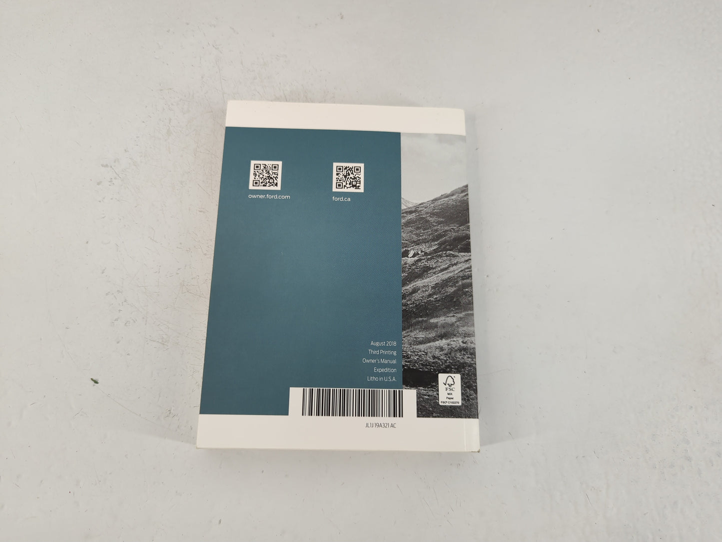 2018 Ford Expedition Owners Manual Book Guide P/N:JL1J 19A321 AC OEM Used Auto Parts - Oemusedautoparts1.com